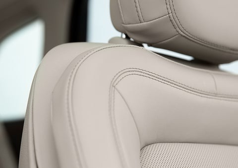 Fine craftsmanship is shown through a detailed image of front-seat stitching. | Dorsch Lincoln in Green Bay WI