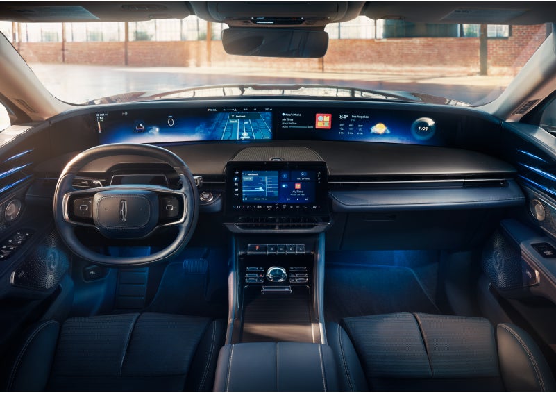 The panoramic display is shown in a 2024 Lincoln Nautilus® SUV. | Dorsch Lincoln in Green Bay WI