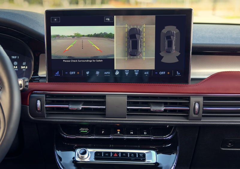 The large center touchscreen of a 2024 Lincoln Corsair® SUV is shown. | Dorsch Lincoln in Green Bay WI