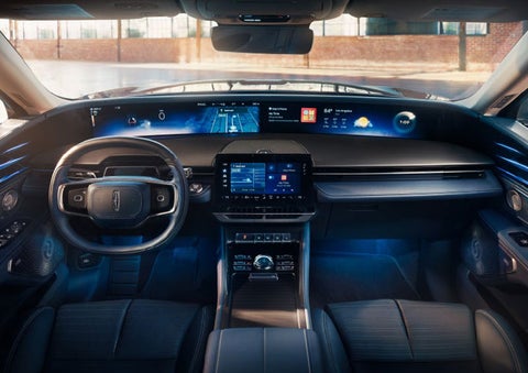The panoramic display is shown in a 2025 Lincoln Nautilus® SUV. | Dorsch Lincoln in Green Bay WI