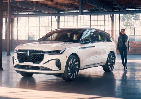 A person approaches a 2026 Lincoln Nautilus® SUV. | Dorsch Lincoln in Green Bay WI