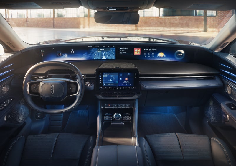 The panoramic display is shown in a 2026 Lincoln Nautilus® SUV. | Dorsch Lincoln in Green Bay WI