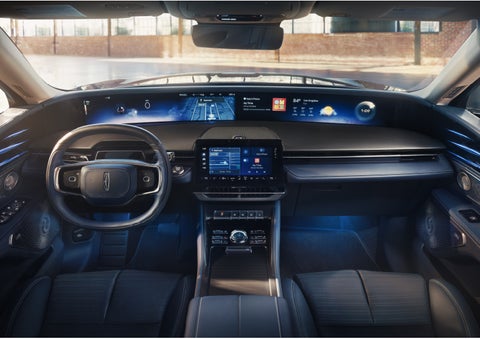 The panoramic display is shown in a 2026 Lincoln Nautilus® SUV. | Dorsch Lincoln in Green Bay WI