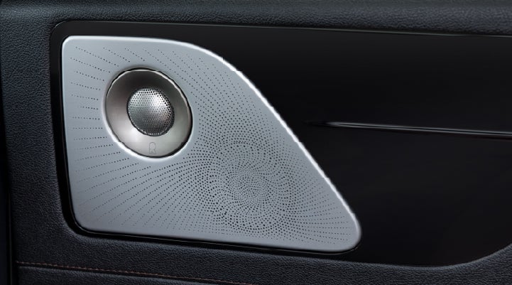 A close-up view of the available Revel® Ultima 3D Audio System. | Dorsch Lincoln in Green Bay WI